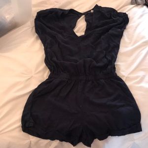 Navy blue romper